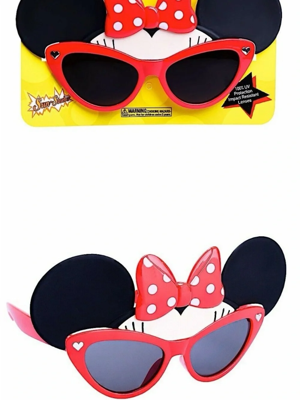 Minnie Mouse disney Red Polka Dot Bow Sunglasses